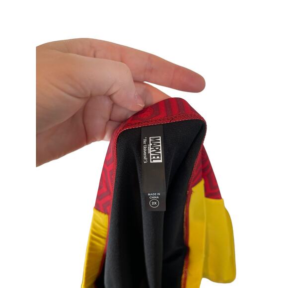 NWT Marvel Her Universe Iron Man High Rise Swim Bottoms 2X - Picture 7 of 9